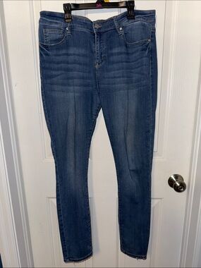 Guess Mid-Rise Blue Women's Jeans